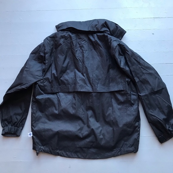 Turfer athletic black windbreaker jacket - Picture 5 of 5